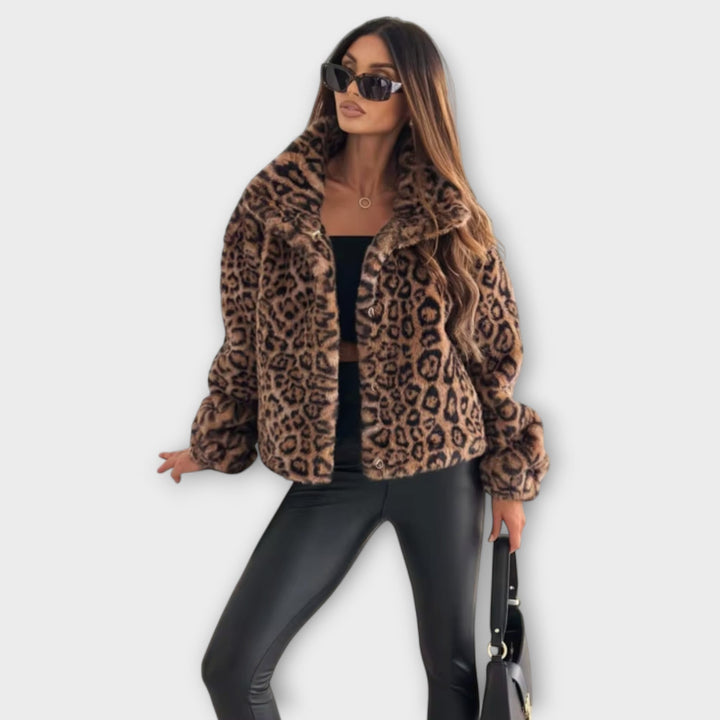 Marta - Casaco de Leopardo