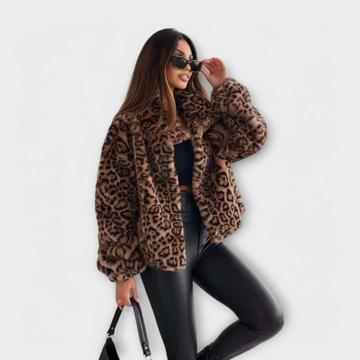 Marta - Casaco de Leopardo