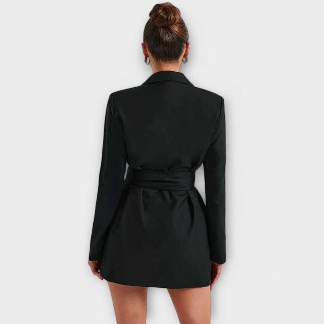 Lola - Vestido curto Blazer decote em V