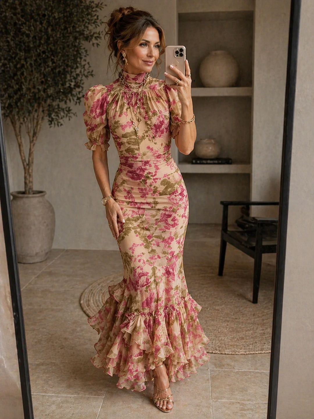 Sara - Maxi Vestido Rosa