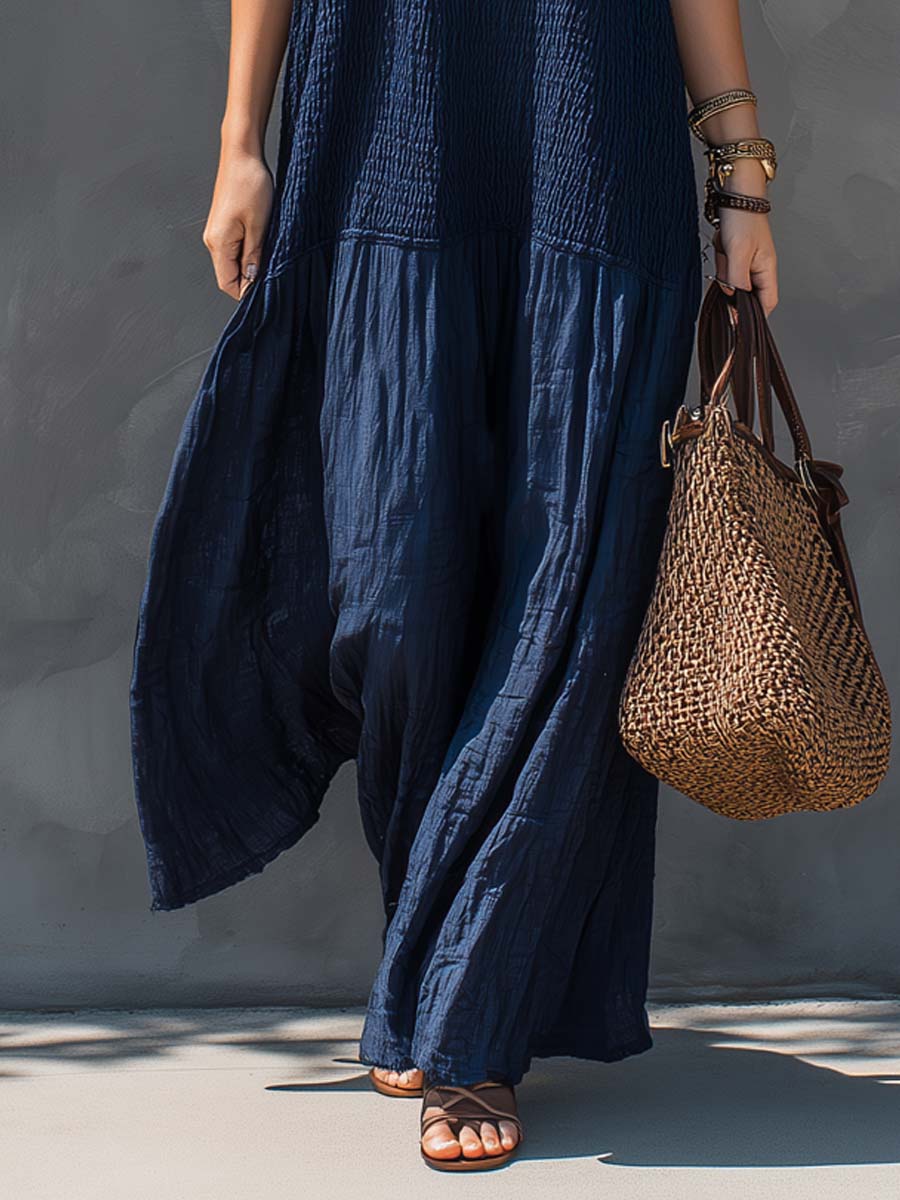 Luna - Maxi Vestido Boho Patchwork