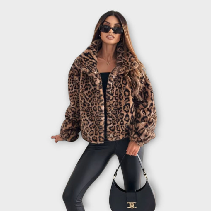 Marta - Casaco de Leopardo