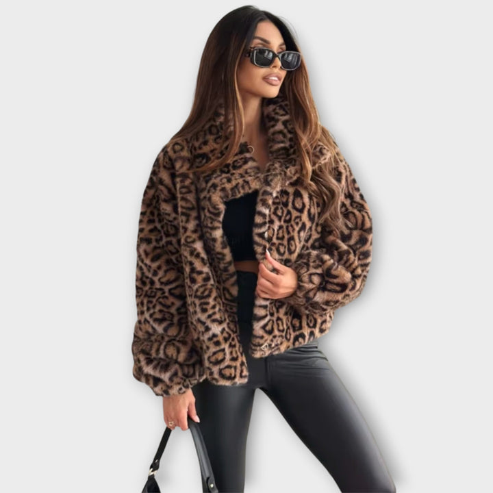 Marta - Casaco de Leopardo