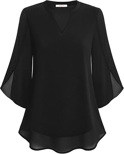 Ana | Blusa Luxuosa em Camadas