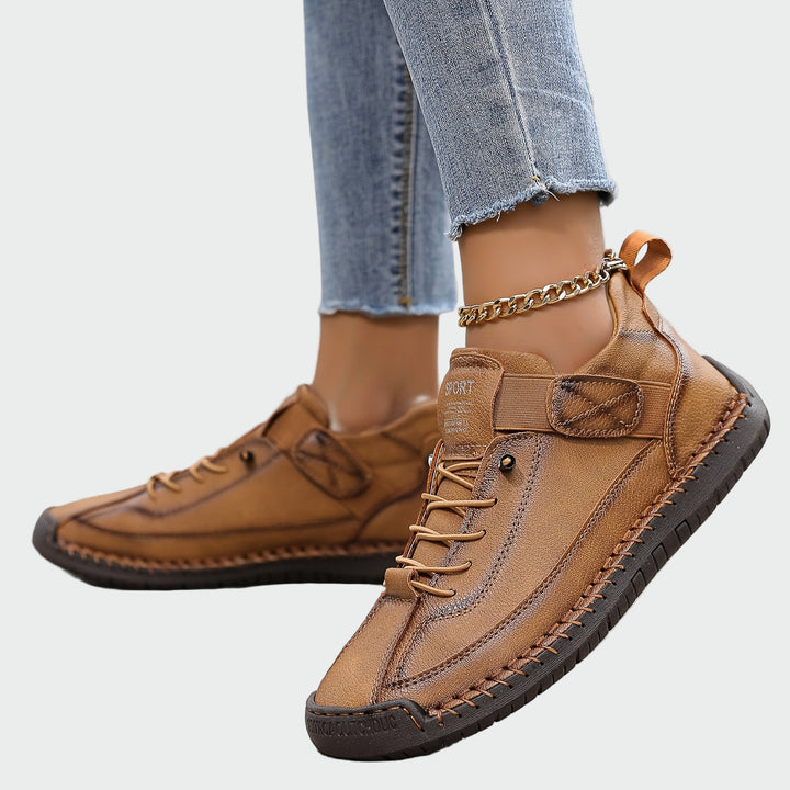 Rosa - Botas ortopédicas de couro