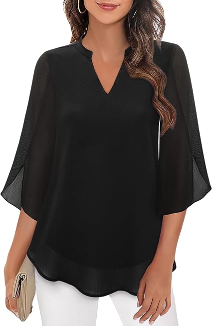 Ana | Blusa Luxuosa em Camadas
