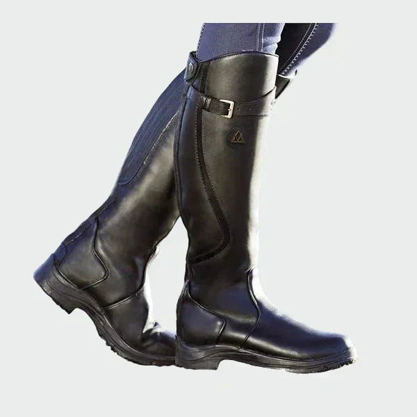 Mariana - Botas de couro ortopédicas premium