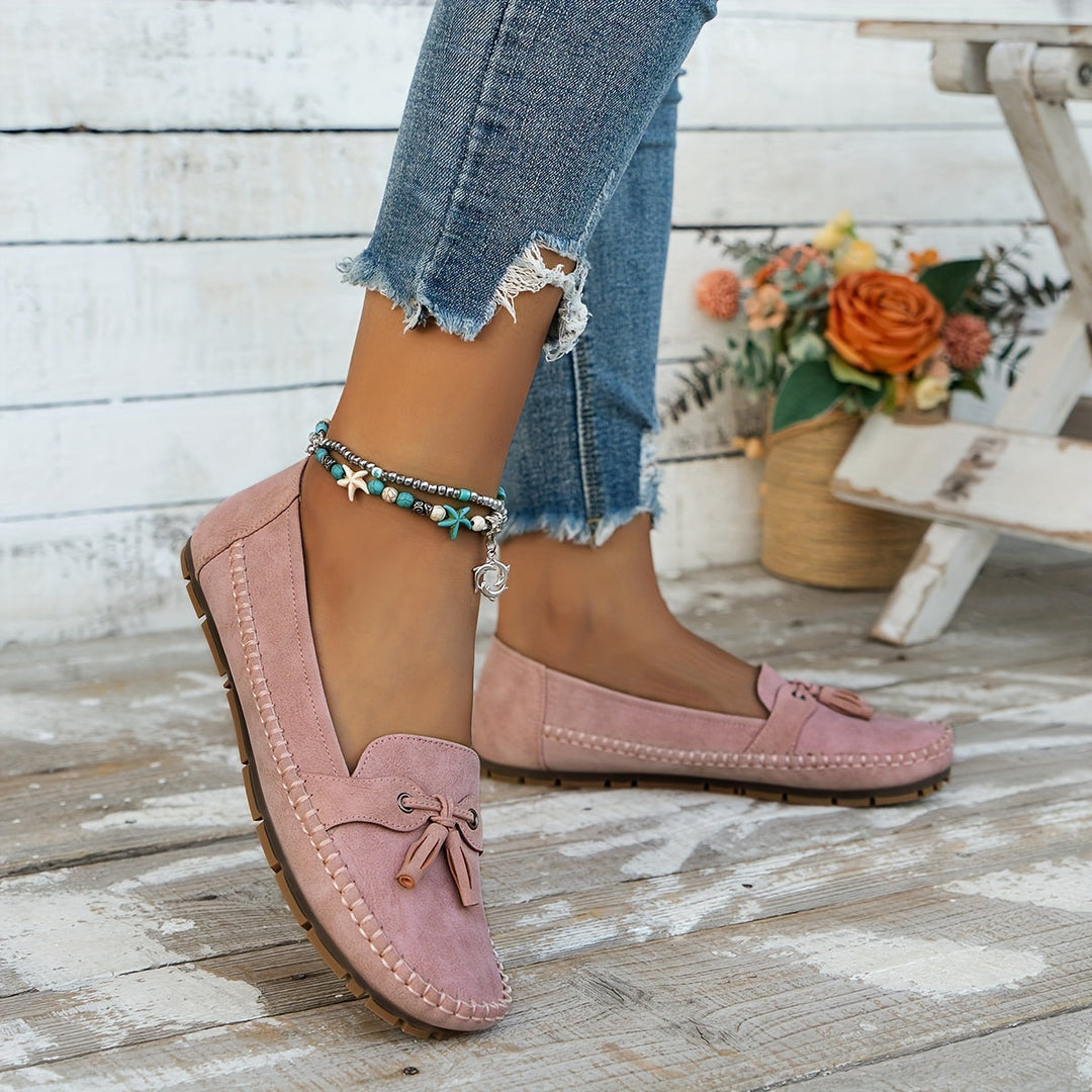 Nadine - Mocassins Clássicos com Detalhe em Franja