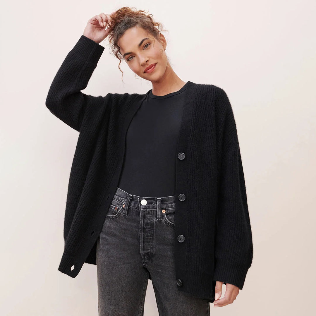 Bea - Cardigan Elegante de Caxemira