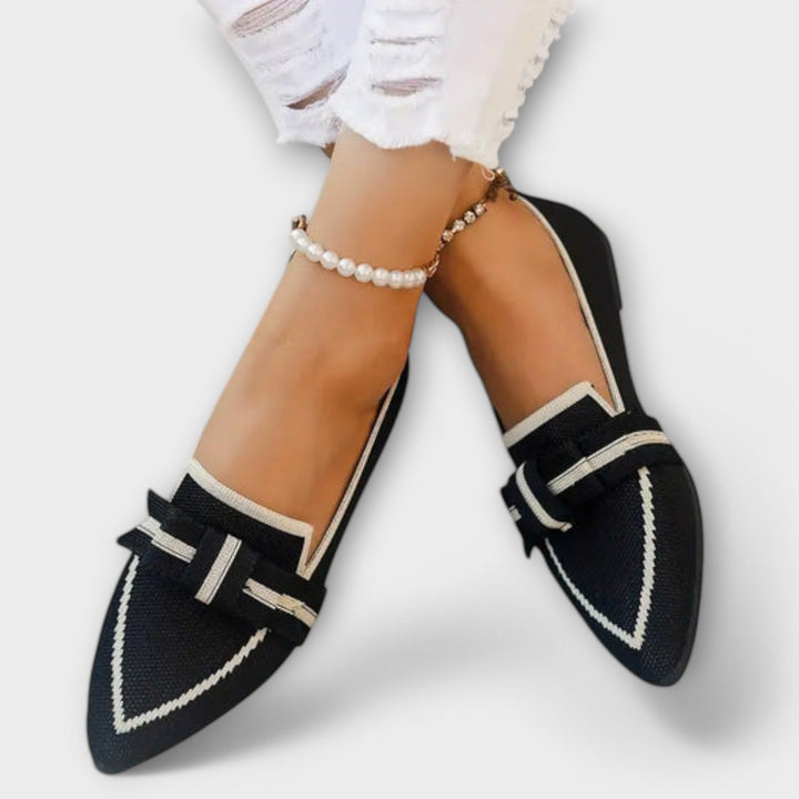 Dalva - Sapatos rasos com nó