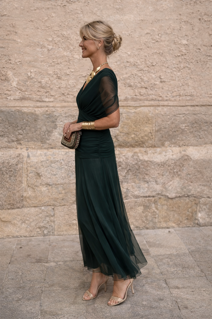 Margarida - Maxi Vestido Decote em V