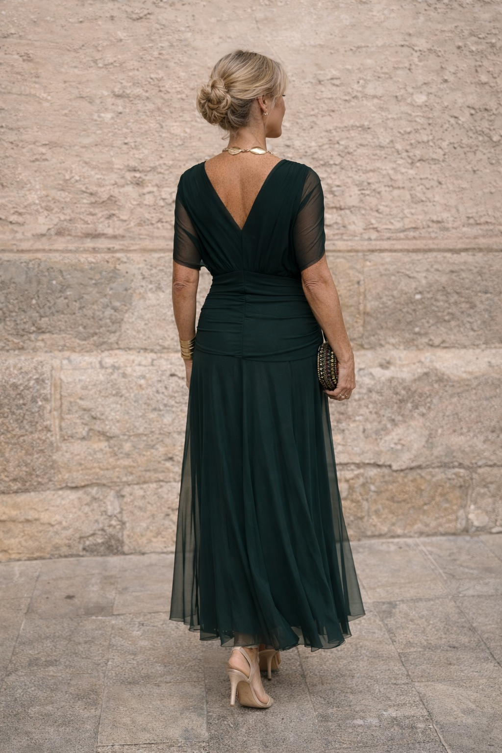 Margarida - Maxi Vestido Decote em V
