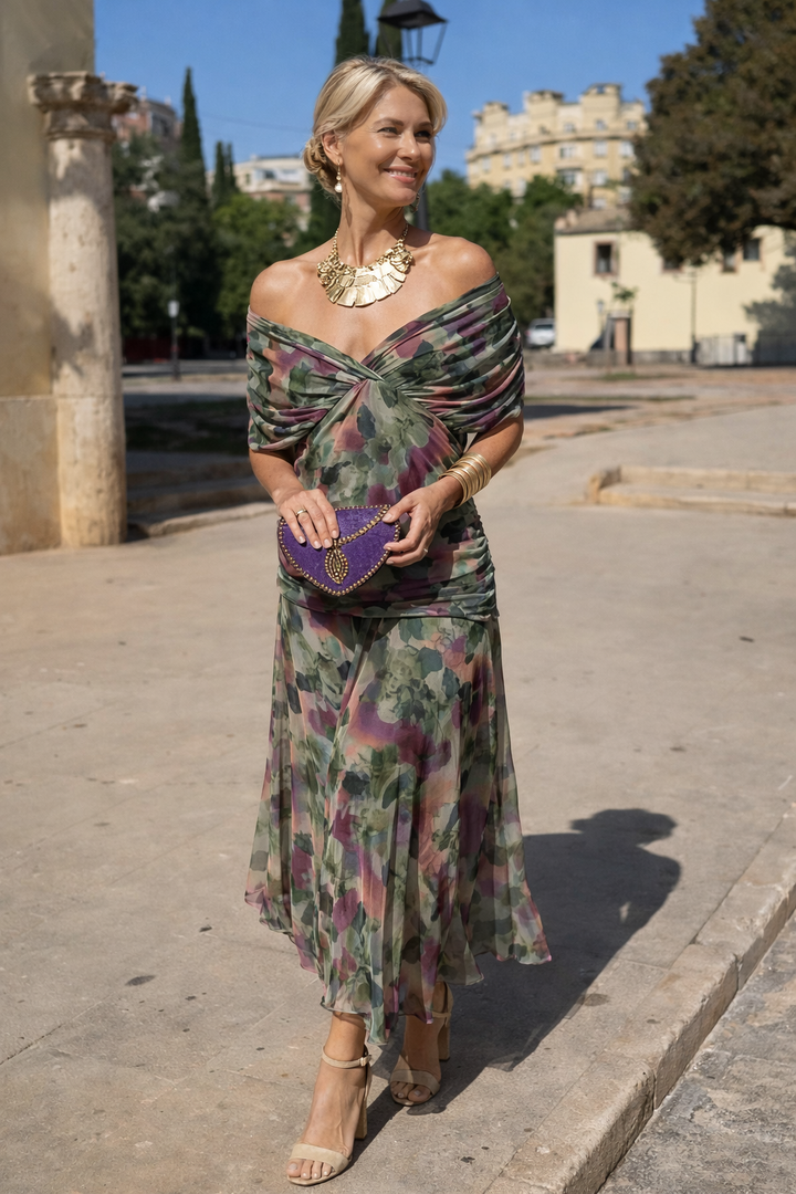 Margarida - Maxi Vestido Decote em V