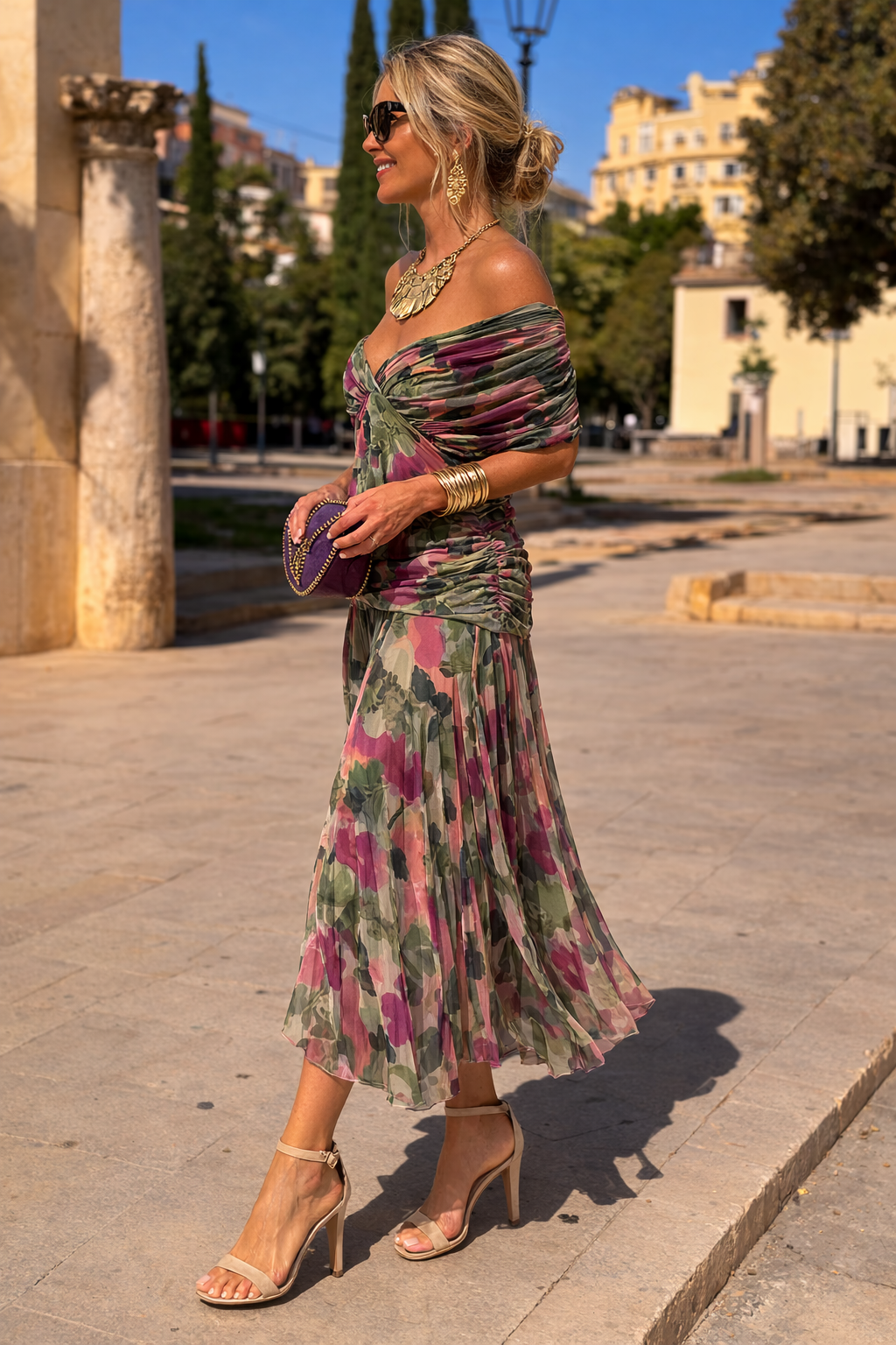 Margarida - Maxi Vestido Decote em V