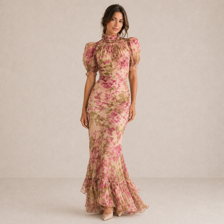 Sara - Maxi Vestido Rosa