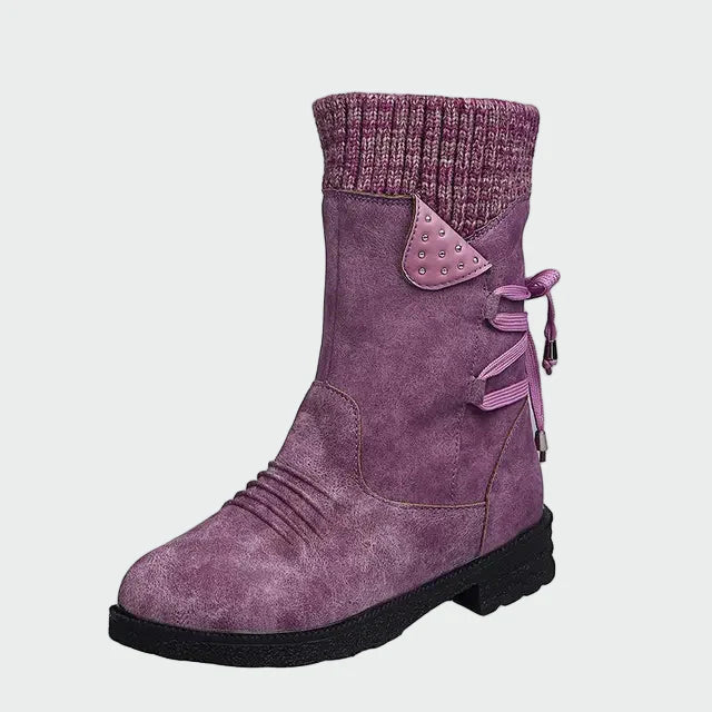 Cristina - Botas de camurça elegantes