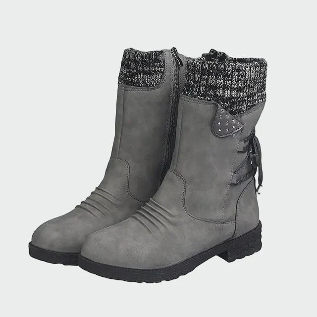 Cristina - Botas de camurça elegantes