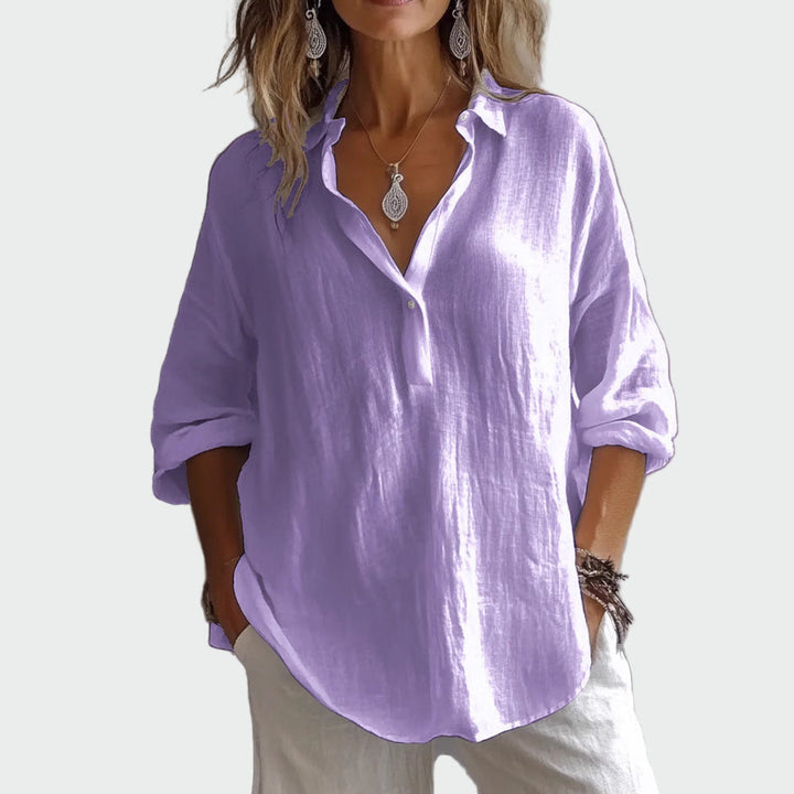 Teresa - Blusa de estilo casual elegante