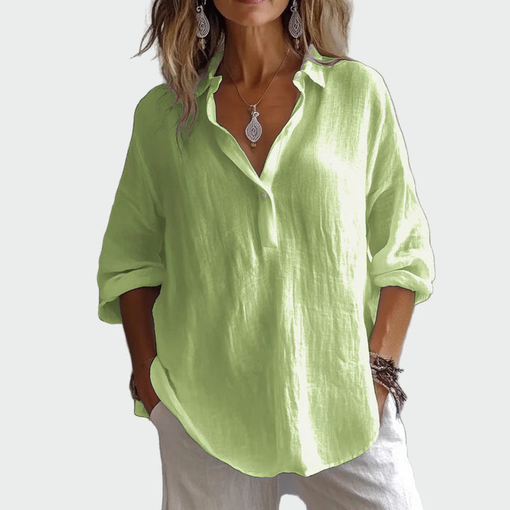 Teresa - Blusa de estilo casual elegante
