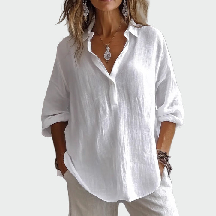 Teresa - Blusa de estilo casual elegante