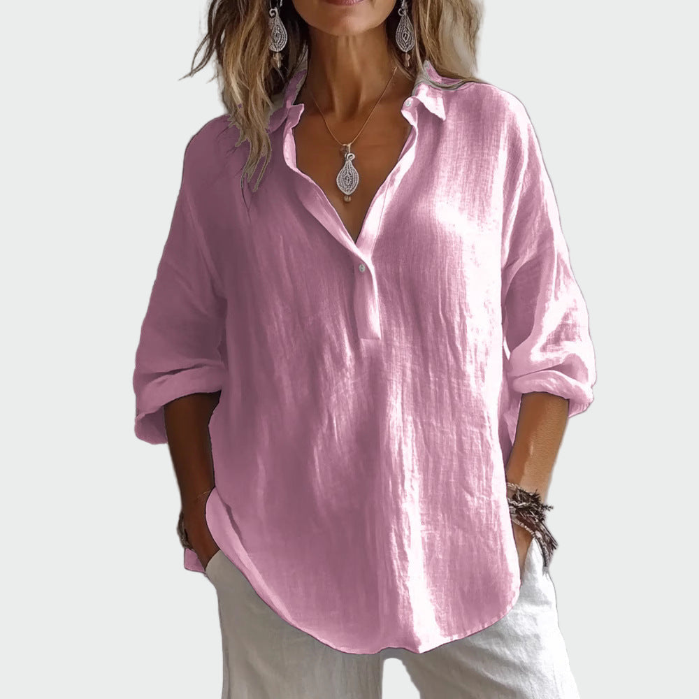 Teresa - Blusa de estilo casual elegante