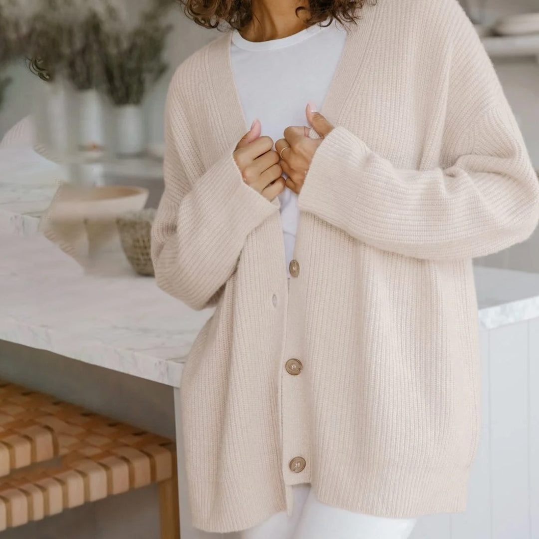 Bea - Cardigan Elegante de Caxemira