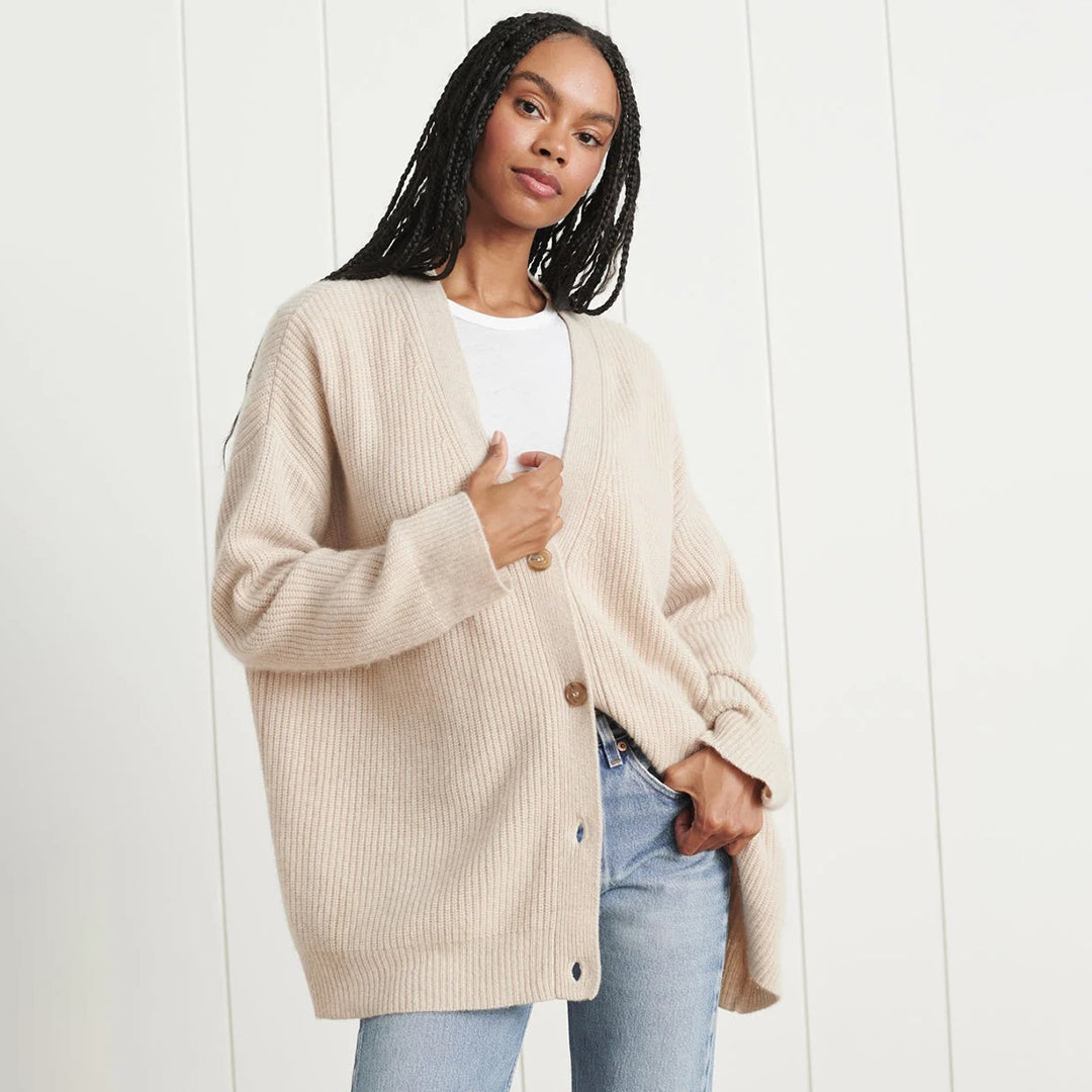 Bea - Cardigan Elegante de Caxemira
