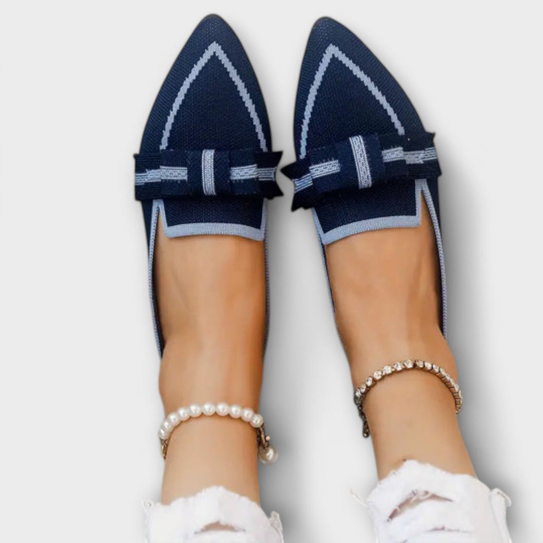 Dalva - Sapatos rasos com nó