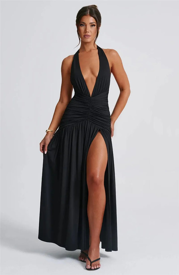 Susi - Vestido longo decotado