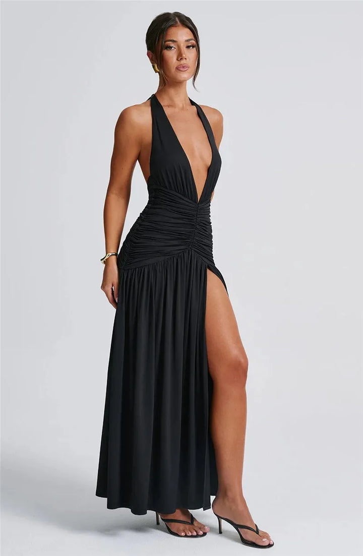 Susi - Vestido longo decotado