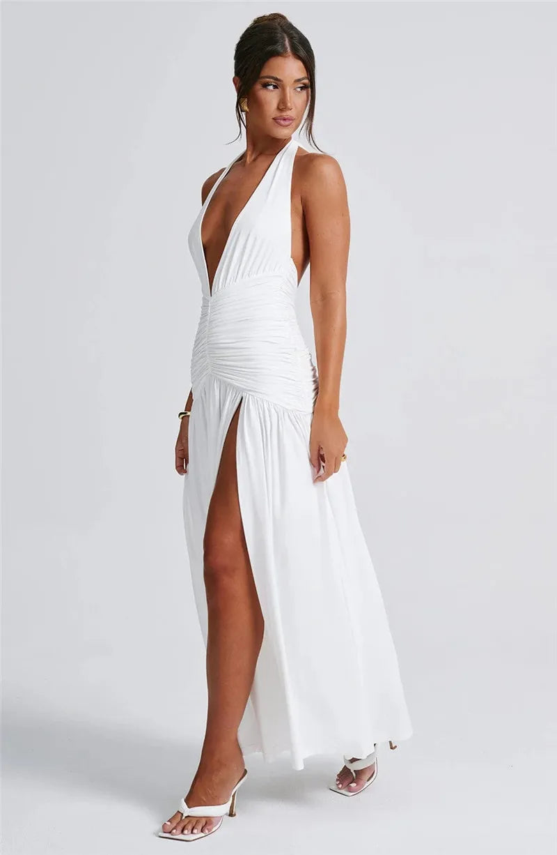 Susi - Vestido longo decotado