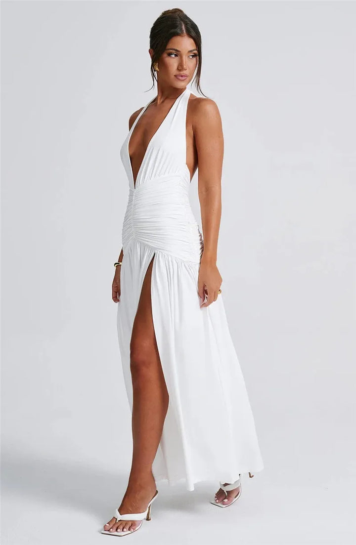 Susi - Vestido longo decotado