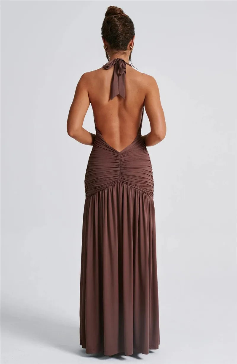 Susi - Vestido longo decotado
