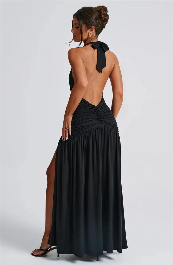 Susi - Vestido longo decotado