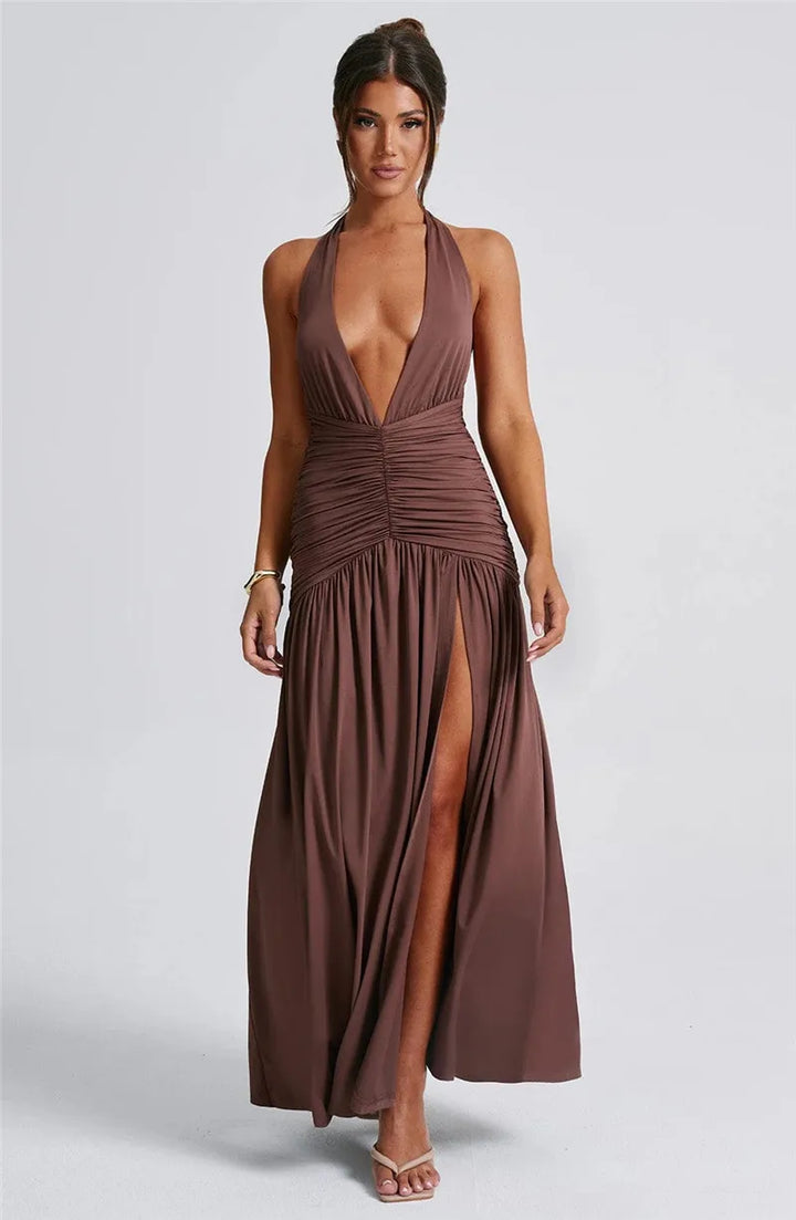 Susi - Vestido longo decotado