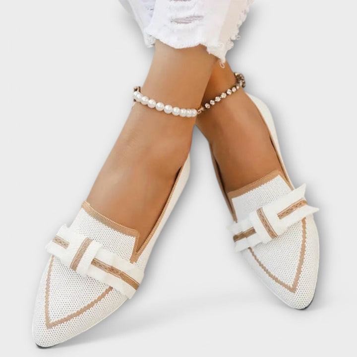 Dalva - Sapatos rasos com nó