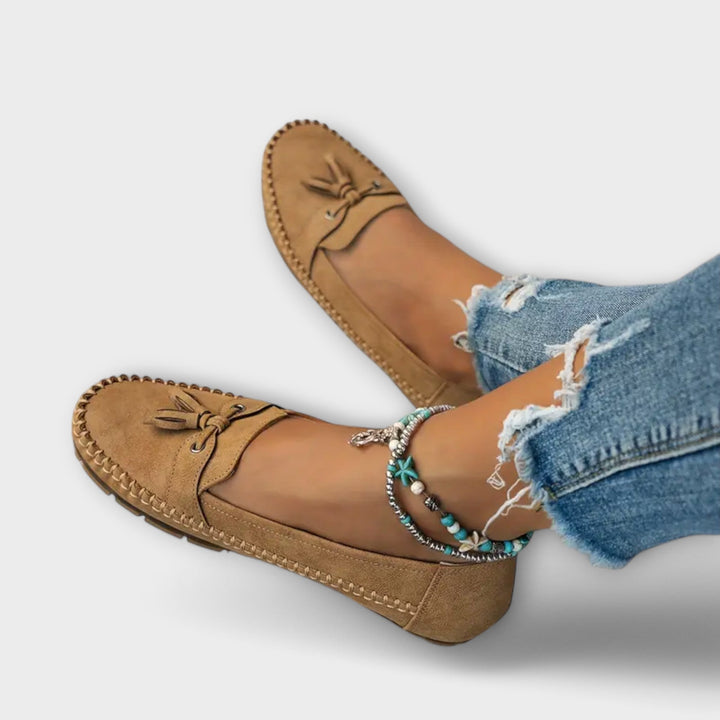 Teresa - Mocassins de pele