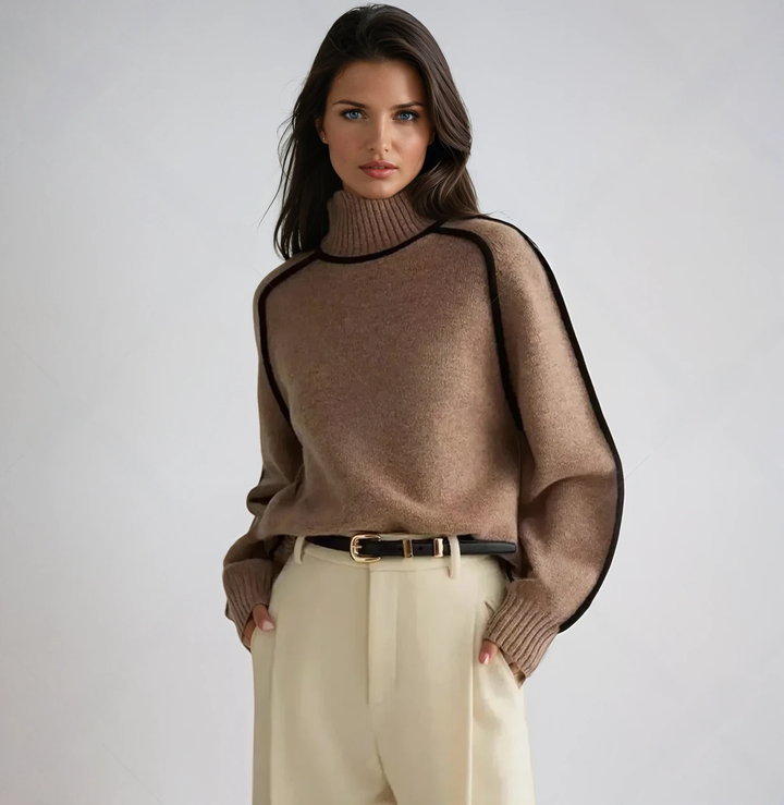 Adriana - Camisola de Gola Alta