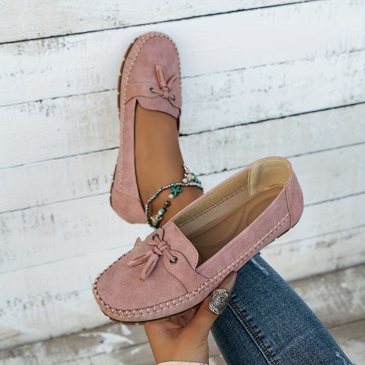 Nádia - Mocassins Clássicos com Detalhe de Franja