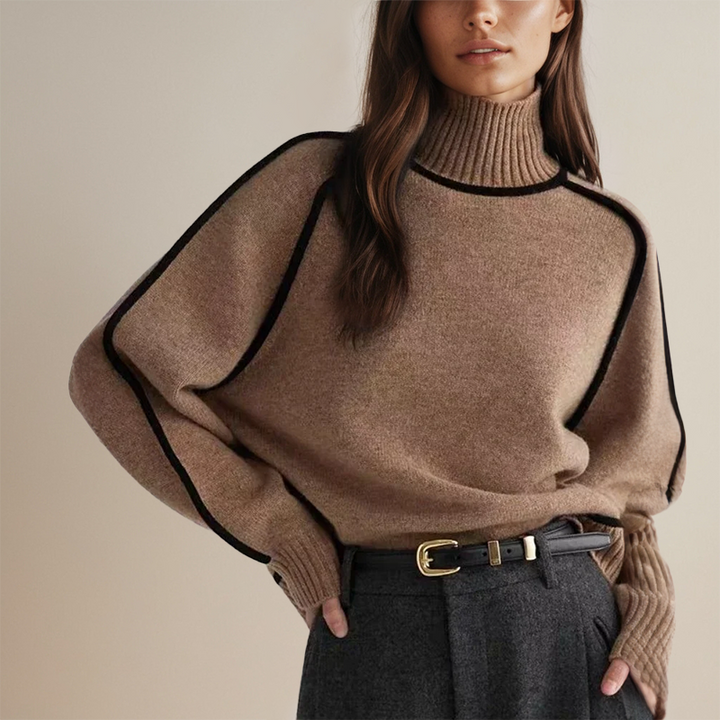 Adriana - Camisola de Gola Alta