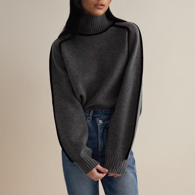 Adriana - Camisola de Gola Alta