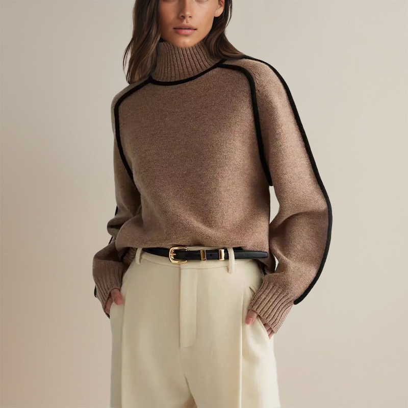 Adriana - Camisola de Gola Alta