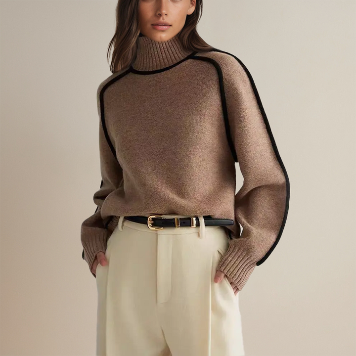 Adriana - Camisola de Gola Alta
