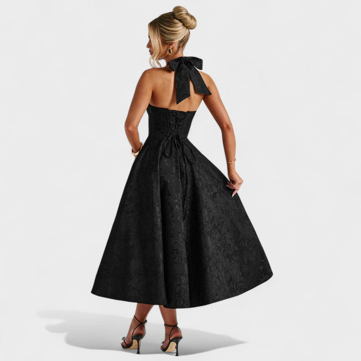 Elisa - Vestido midi texturado