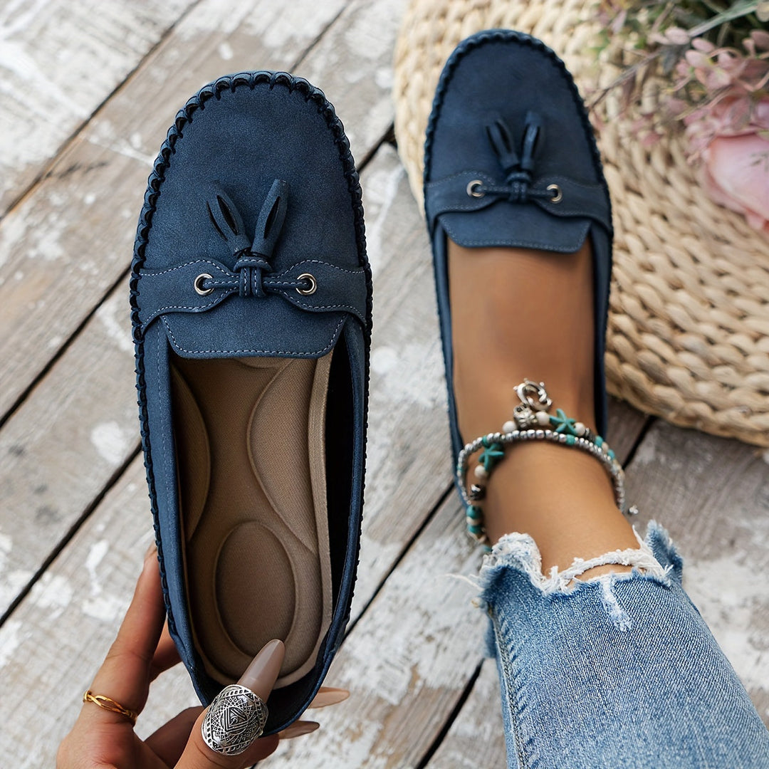 Nádia - Mocassins Clássicos com Detalhe de Franja