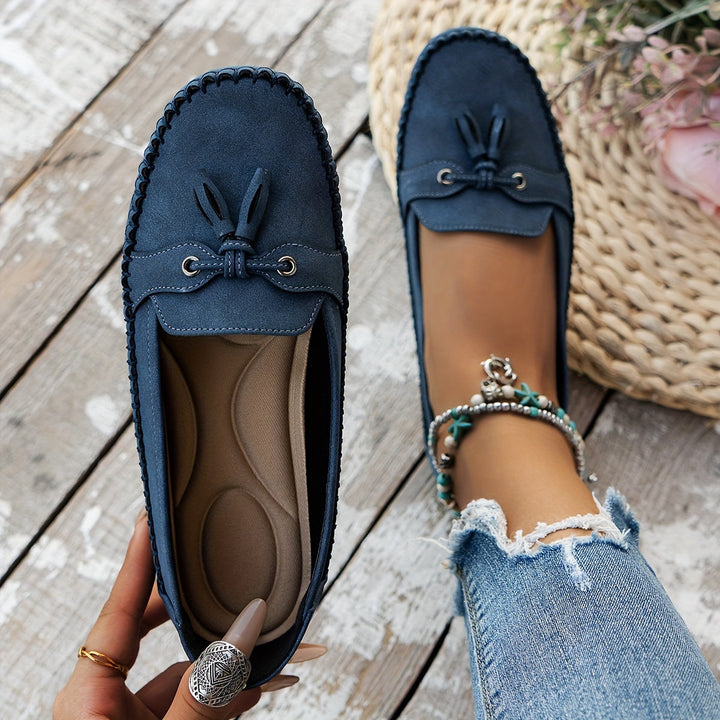 Nádia - Mocassins Clássicos com Detalhe de Franja