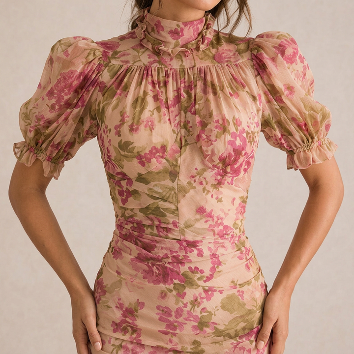 Sara - Maxi Vestido Rosa