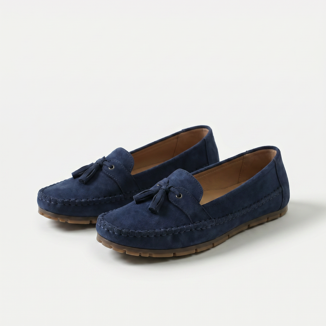 Nádia - Mocassins Clássicos com Detalhe de Franja