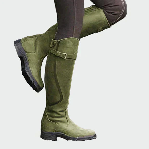 Mariana - Botas de couro ortopédicas premium